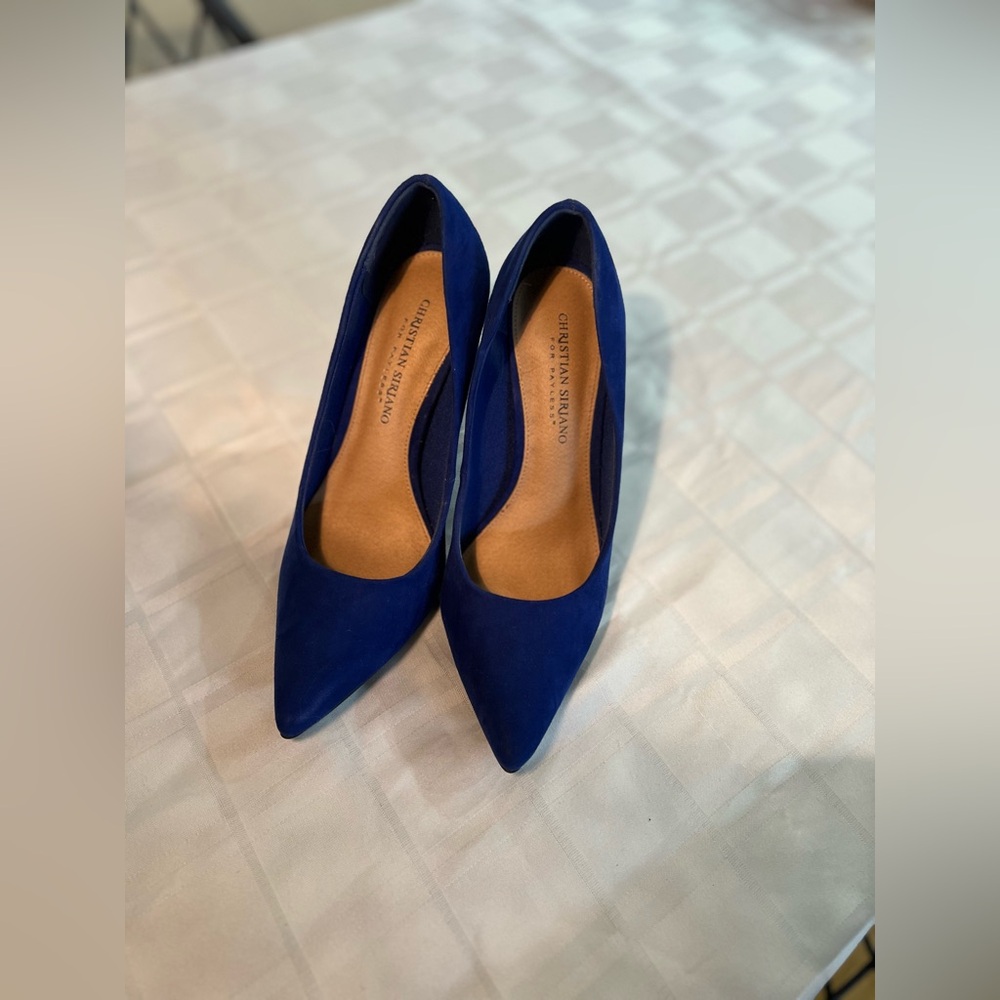 Christian Siriano Royal Blue Heels – Size 7.5– Excellent Condition - Picture 6 of 11